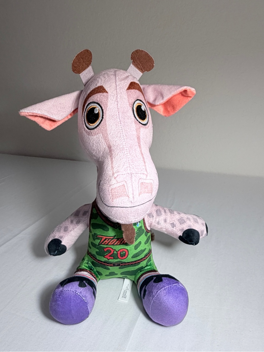 GOAT Movie Lenny Williamson Giraffe Plush Toy Factory 9” Stuffed Animal Jersey20